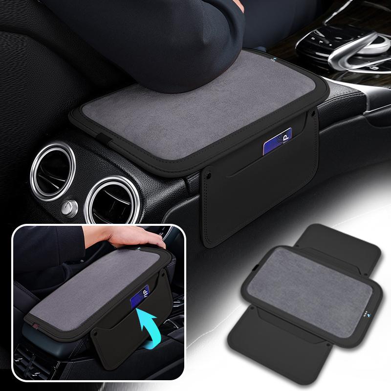 POO33 Car Armrest Box Pad Leather Auto Armrest Mat Accessories For BMW 1 3 5 7 Serie X1 X3 X4 X5 F10 F15 F16 E30 E39 F18 F25 M3 M4 E34