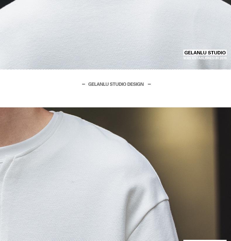 Premium Retro American Henley Collar Long Sleeve Men's Hoodie - Autumn Plus Velvet, Loose Fit High-Grade Pure Cotton POLO Shirt