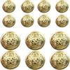 25 PCS 15mm Gold Button Vintage Sewing Buttons DIY Crafts Vintage Button  Sport