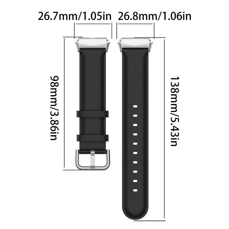 Fashionable PU Wriststrap for Watch 3 Active/Lite Watch Sweatproof Wrist Strap Replace Bracelet Waterproof Anti-scratch
