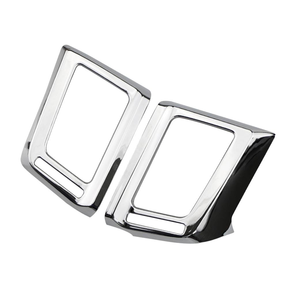 Dla Toyota RAV4 2013 2014 2015 2016 2017 2018 ABS Chrome deska rozdzielcza przedni nawiew klimatyzacji pokrywa wylotu wykończenia dekoracyjne formowanie