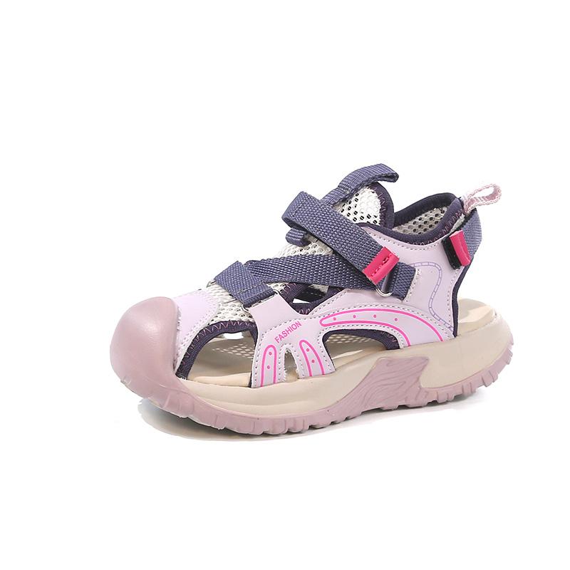 

Children s Baotou Sandals Summer New Boys Sports Beach Shoes Breathable Soft Bottom Outdoor Girls River Tracing Shoes 37
