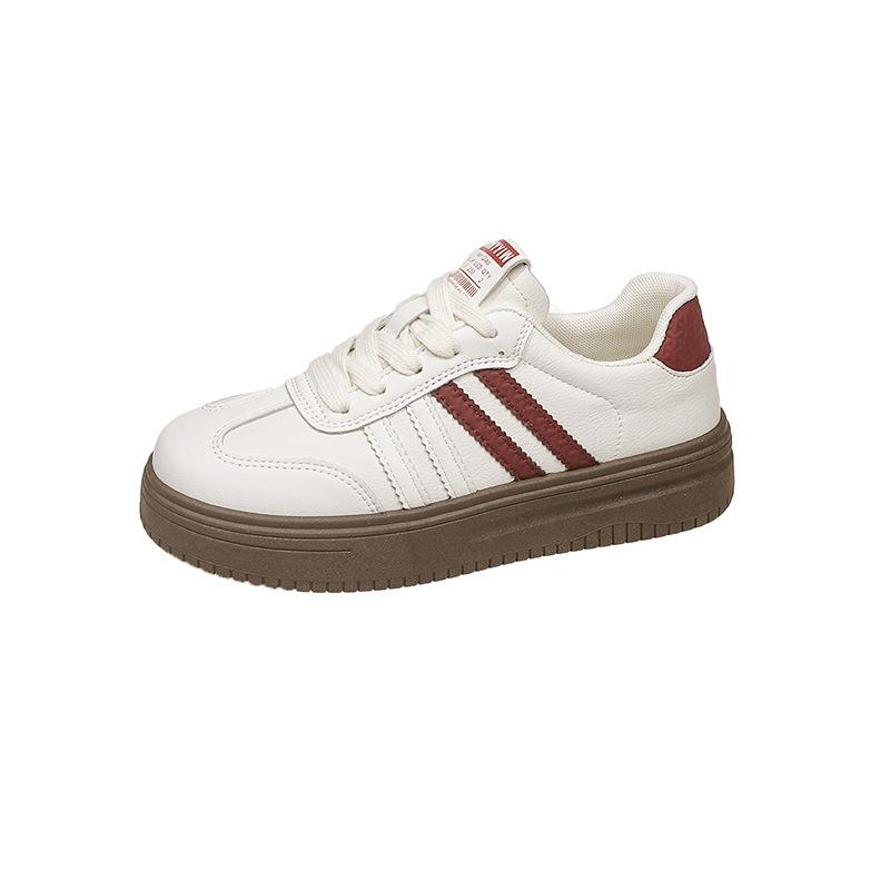 Leather women's autumn new versatile little white shoes women's shoes casual sports board shoes