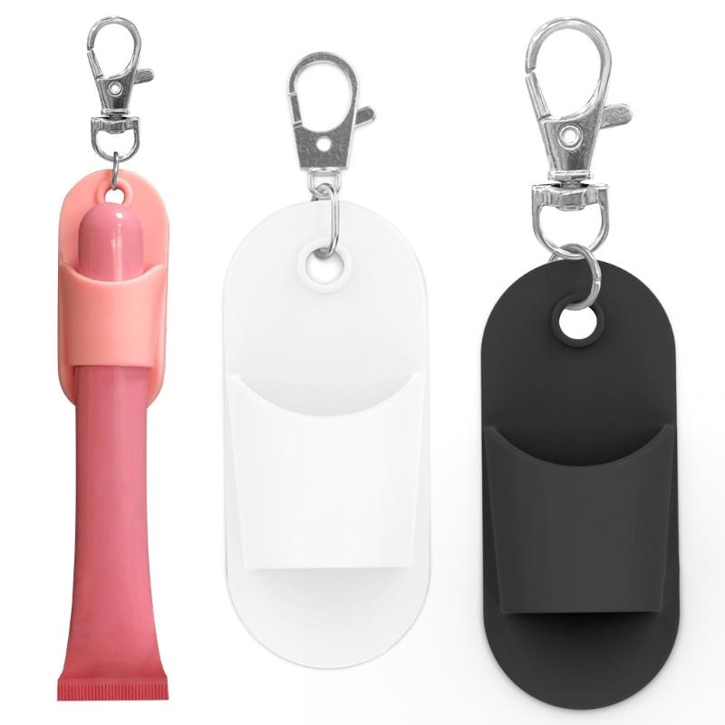 Fashionable Lipstick Keychains Reusable Cosmetic Organizers Without Slip Grip Portable Makeup Clip Holder Daily Use