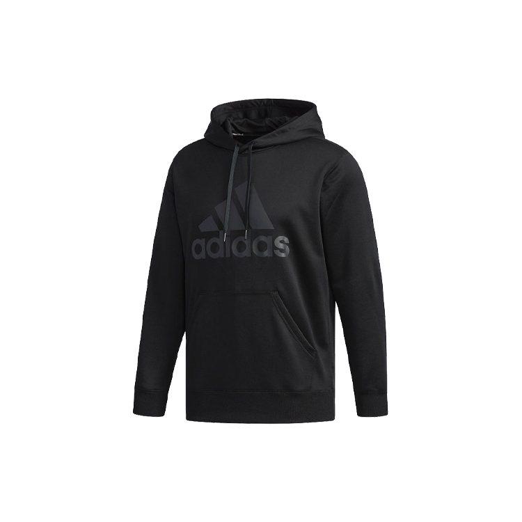 Adidas Sweatshirts Men's Black Hooded Moderate Regular DN1416