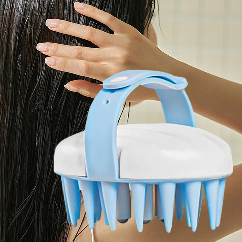 Scalp Massager Shampoo Brush Portable Scalp Massaging Brush Head Scrubber Massage Tool For Men Women Portable Hair Washing Comb