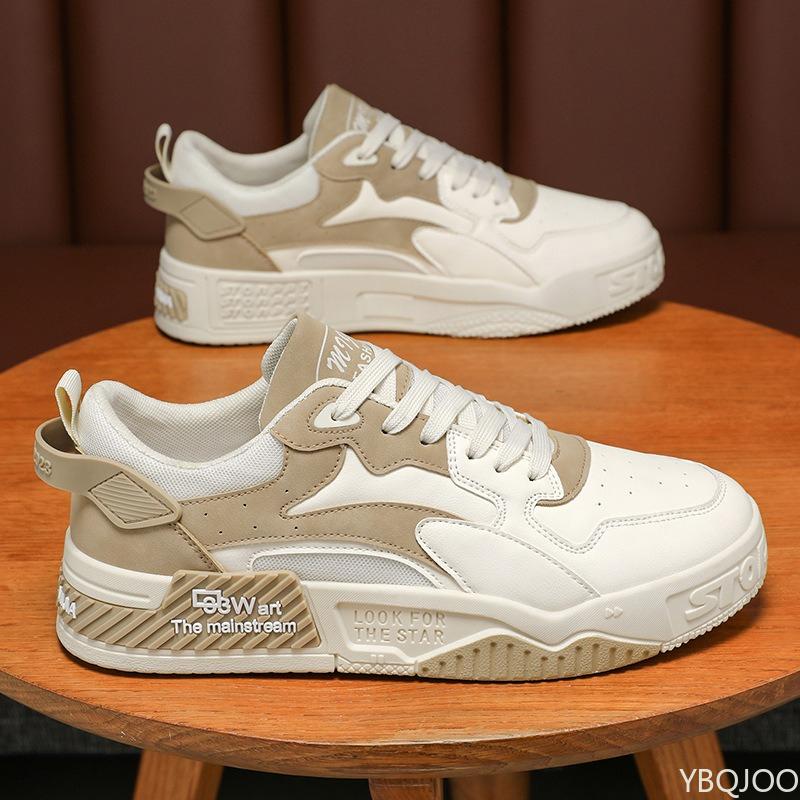 Spring Autumn Men's Breathable Shoes Trendy Versatile Thick Bottom Sports Simple Comfortable Casual Board Shoes