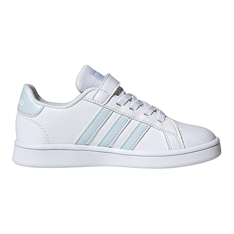 adidas Neo GRAND COURT Low Top Kids' Skateboarding Shoes White Kids' EG6738