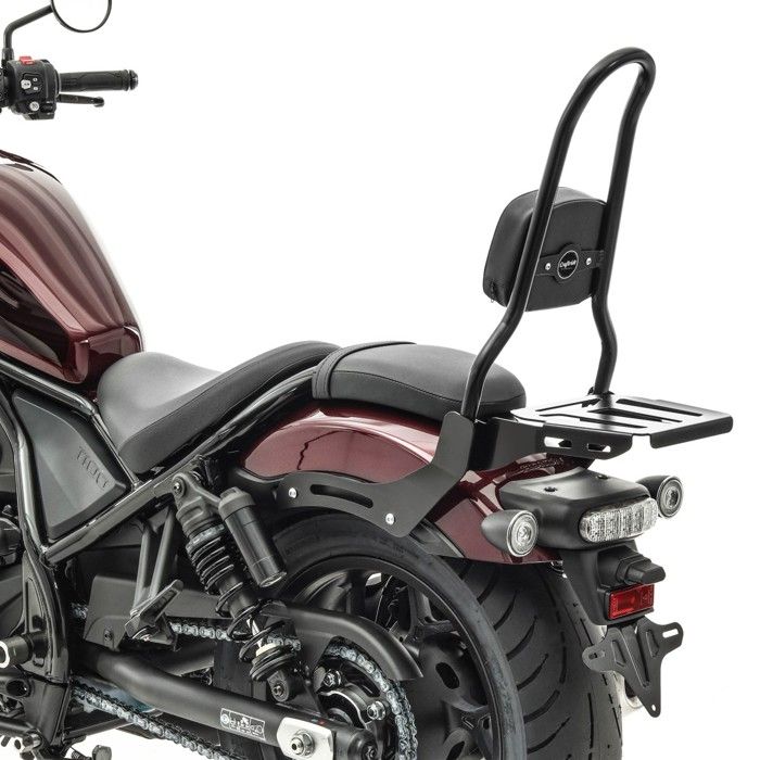 Sissy Bar L3 pour Honda Rebel 1100 21-25 porte bagages noir