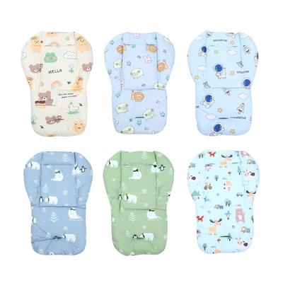 Baby Kinderwagen Kissen Sitzauflage mit Cartoonmuster Weiches Kissen Bequeme Baby Sitzauflage Atmungsaktive Baby Kinderwagenauflage