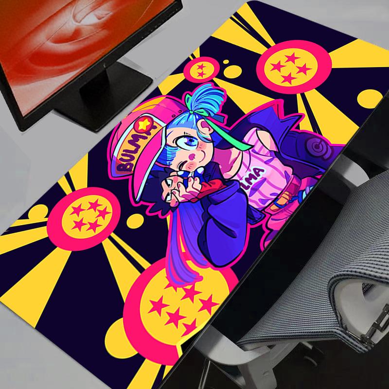 

DBZ Dragon Ball Z Extra Large Gaming Mouse Pad Rug Computer Gamer Laptop Keyboard Carpet Mouse Mat Non-Slip Rubber Table Rug 30x60x0.2cm