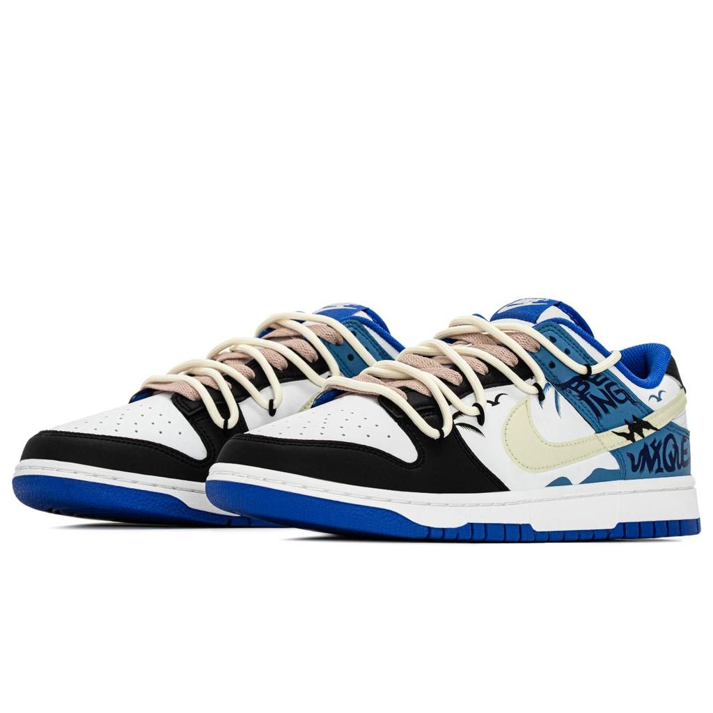 Nike Dunk Box, Coast Abrasion Resistant Abrasion Resistant Low Top Skateboard Shoes Men's Lightning Blue HF5441-112(TeamA-S-BOX)
