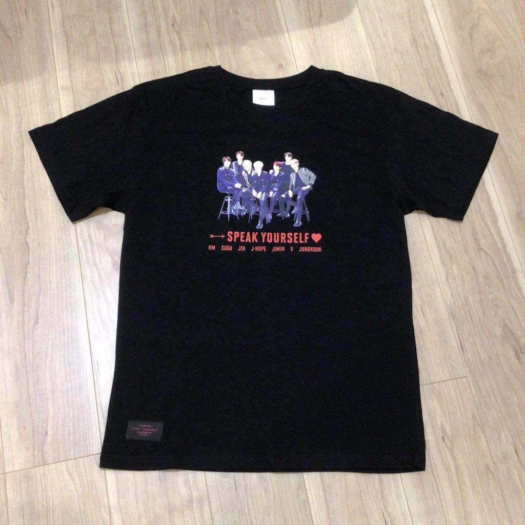 [USED] Official BTS Tour T-Shirt, Black, "Speak Your Self