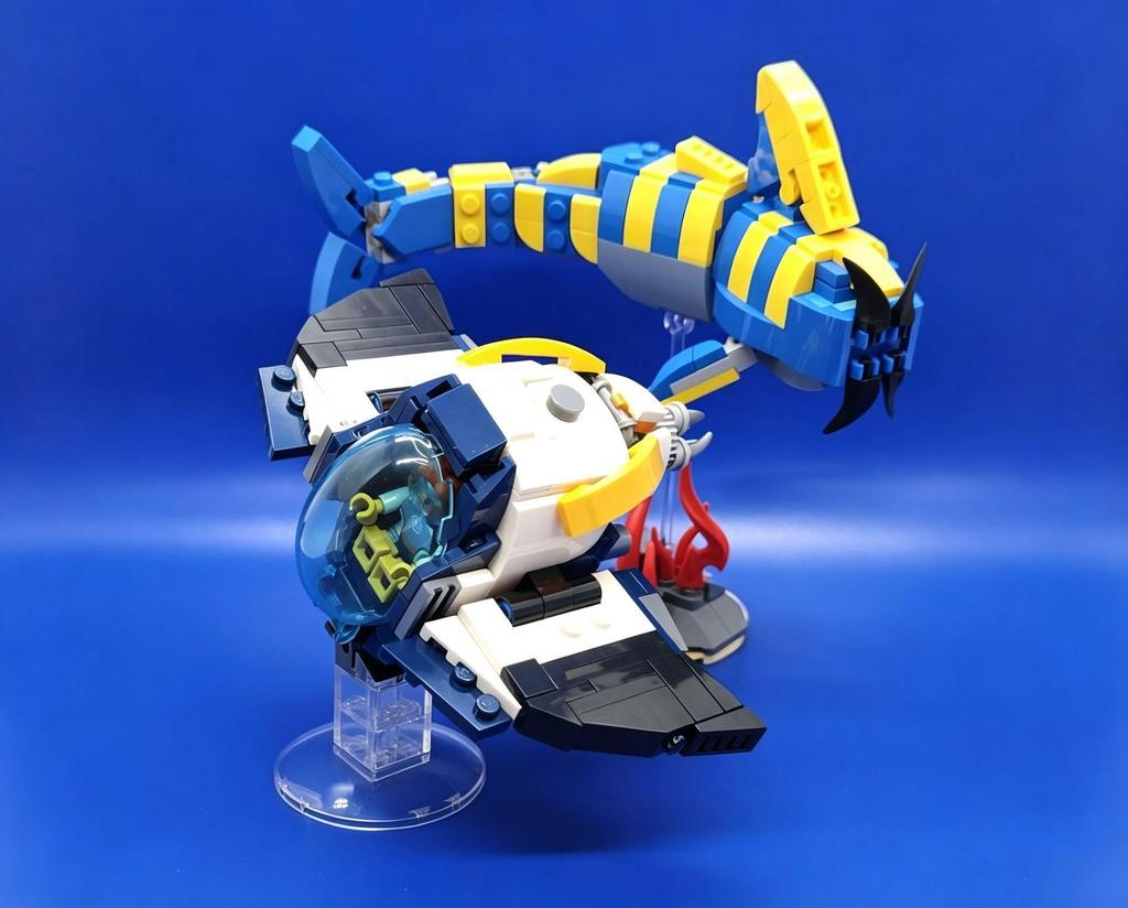 Subnautica 2 Tadpole & Chomper Mini Building Blocks Set