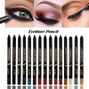 15 Renk Eyeliner Kalem Renkli Pigment Su Geçirmez Mavi Siyah Beyaz Renk Jel Eyeliner makyaj kalemi Göz Güzellik Kozmetik