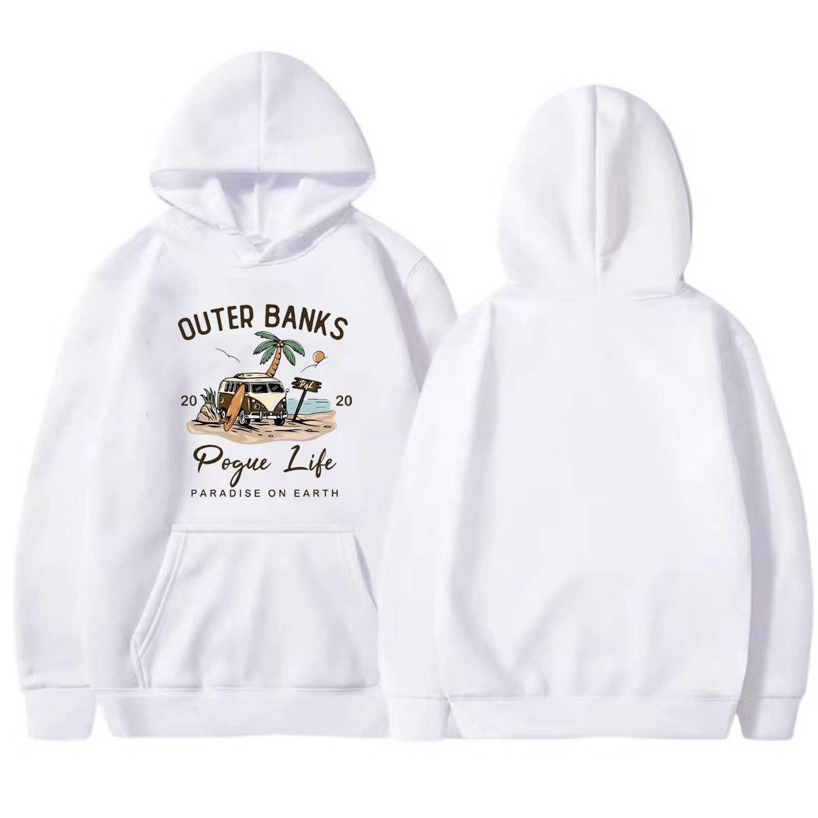 

Женская однотонная толстовка с капюшоном и длинным рукавом с принтом XL белый