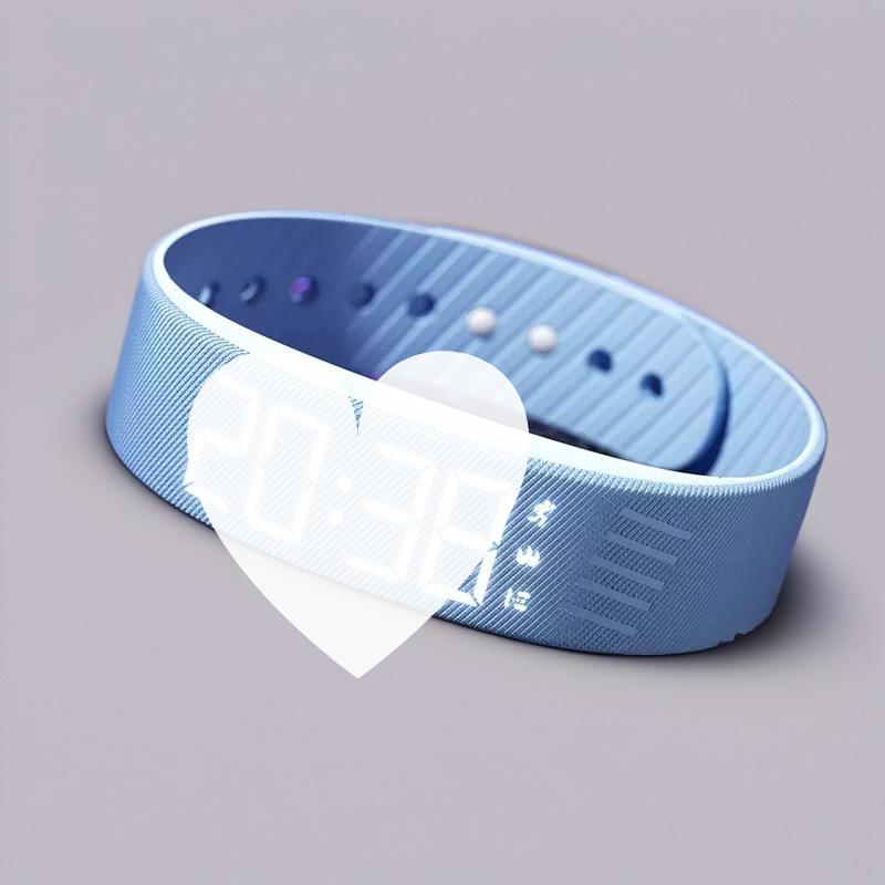 Multifunctional Smart Sports Watch: Stylish, Silent Vibration, Waterproof, Children's Alarm Clock Bracelet.
