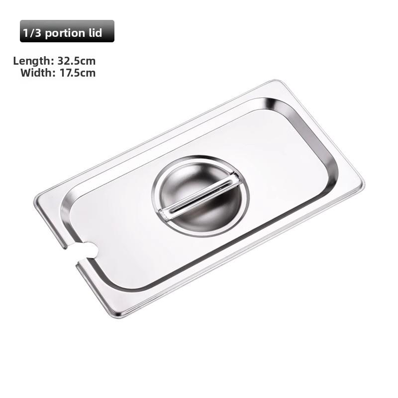 Stainless Steel Rectangular Covered Small Seasoning Box Food Container Thermal Restaurant Kitchen Cooking Utensils Dish Pot