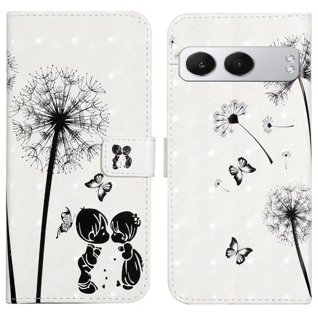 For OnePlus Nord 4 Case 3D Creative Pattern PU Leather Stand Phone Cover