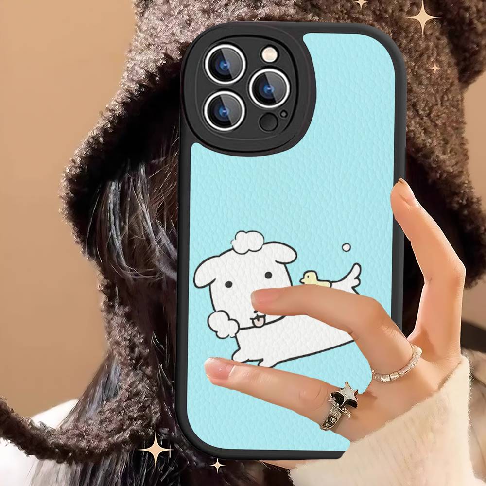 Anime Ganadi Leather Phone Case For IPhone 16 15 14 13 12 11 Pro Max Plus Shockproof Cover
