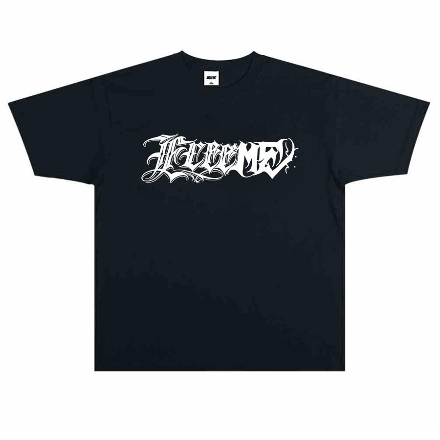 

Americanstyle Hiphop Streetwear Personalized Letterprinted Pure Cotton Shortsleeved for Men and Women Suitable for Summer M