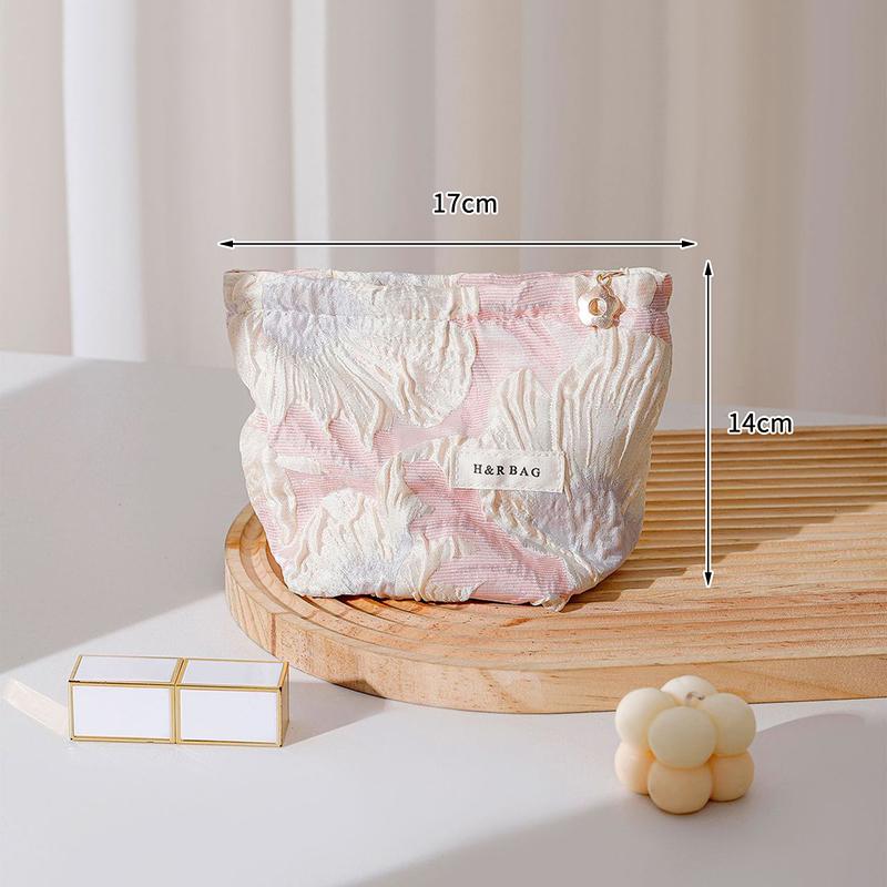 

Тисненая косметичка с цветочным узором, портативная, красная, мягкая, маленькая, сумка для хранения гигиенических прокладок, сумка для мелочи, ключей, для поездок, портативная сумка для банковских карт