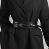Rivet Wide Cummerbund Belt PU Leather Waistband Simple Waist Corset Belt  Decorative Jeans