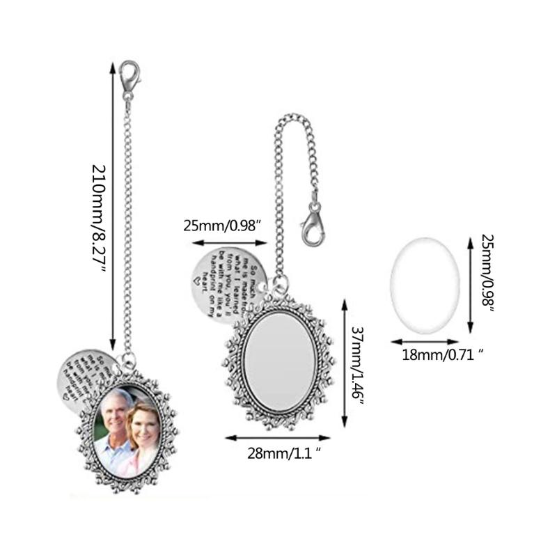 Graduation Cap Charm Tassel Personalized Photo Charm DIY Memorial Photo Chain Pendant for Ceremony Picture Decoration