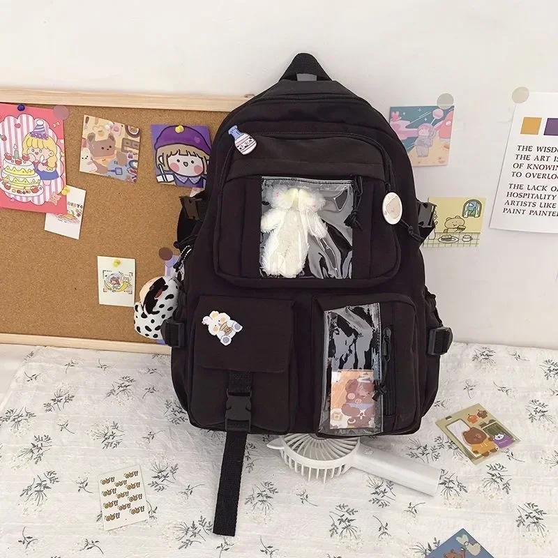 

Высококачественный школьный рюкзак для детей, кавайный студенческий рюкзак, большой вместительный рюкзак для девочек, модная роскошная сумка для отдыха, новая