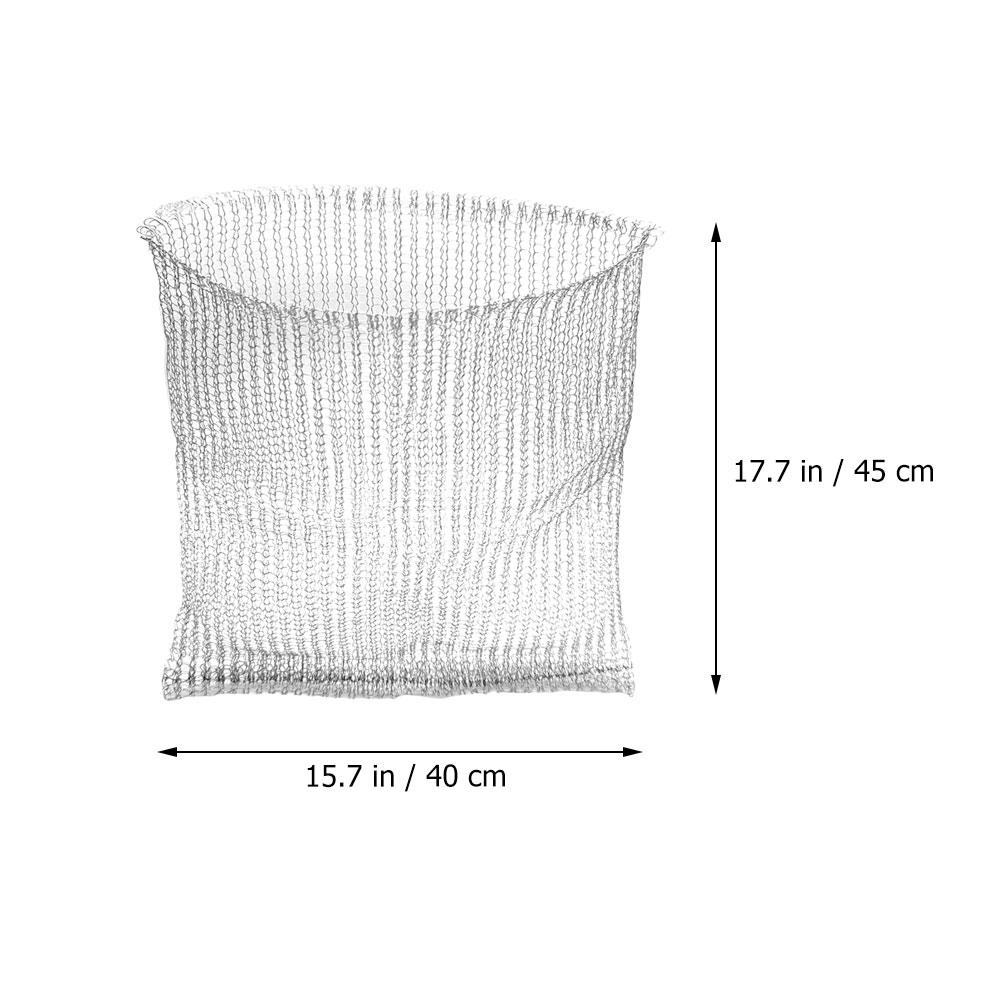 Metal Mesh Bag Stainless Steel Plant Root Protectors For Garden Flower Vegetable Protection Anti-Rat Gopher Vole Barrier
