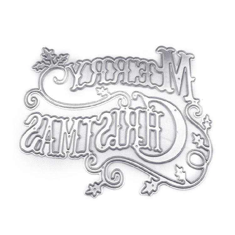 

Merry Christmas Metal Cutting Die for DIY Card Making Scrapbooking Diary Decor 1