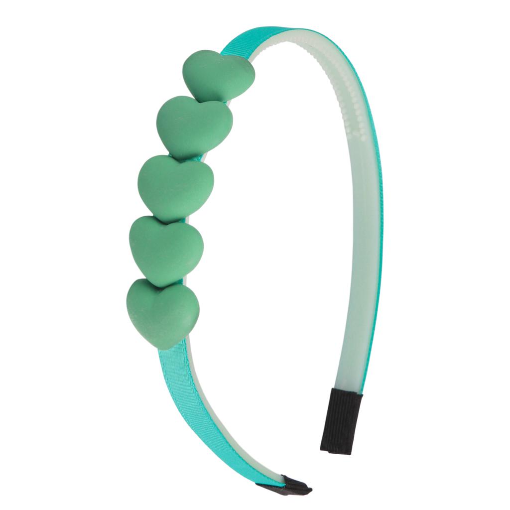 1PC Cute Girls Headbands Plastic Hairbands Matte Heart Shaped Headband Children Kids Hairband Headwear Fashion Hair Aceessories