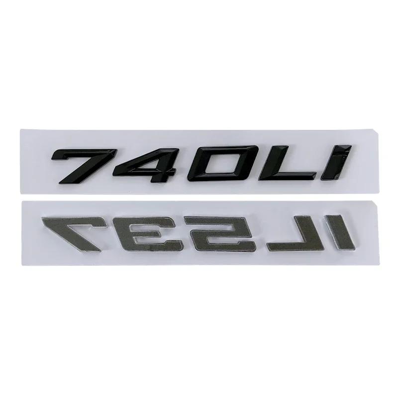 ABS Car Sticker Trunk Emblem Badge Fender Side Decals for BMW 520Li 528Li 530Li 730Li 740Li 750Li Letters Decoration