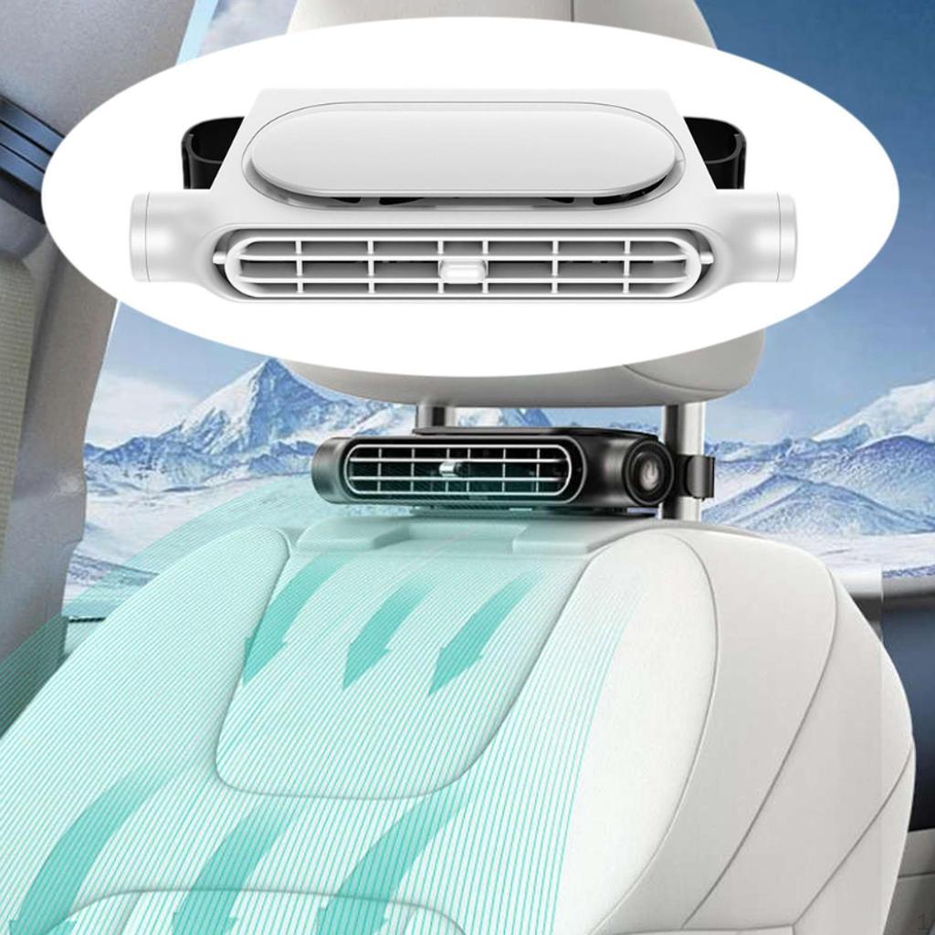 Car Backseat Fan Universal Compact Portable Versatile Lightweight Vehicle Electric Air