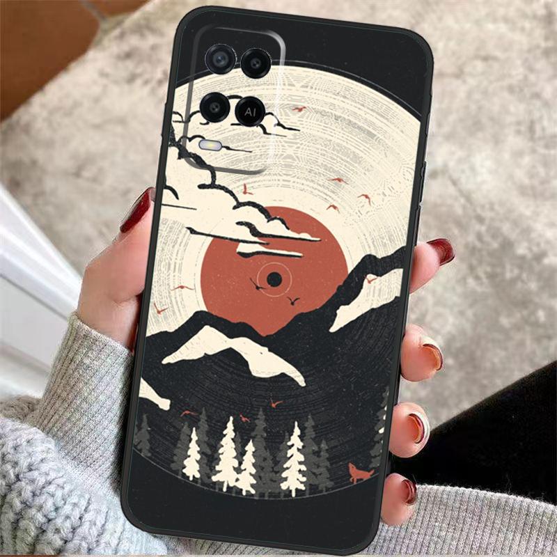 

Vinyl Record Retro Case For OPPO A96 A76 A16 A98 A78 A58 A18 A15 A17 A77 A5 A9 A74 A94 A52 A72 A53S A54S A57S OPPO A5 2020