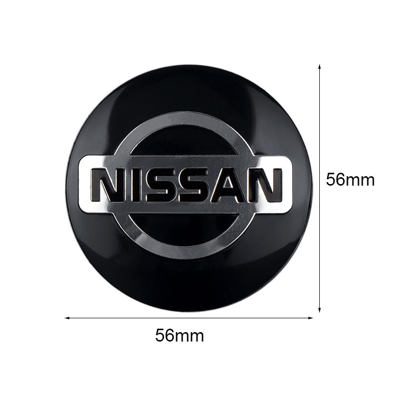Car New Styling 56mm Wheel Center Hub Cap Sticker Badge Decoration Nissan Qashqai Note Juke Nismo Patrol Navara Mic GTR X-trail