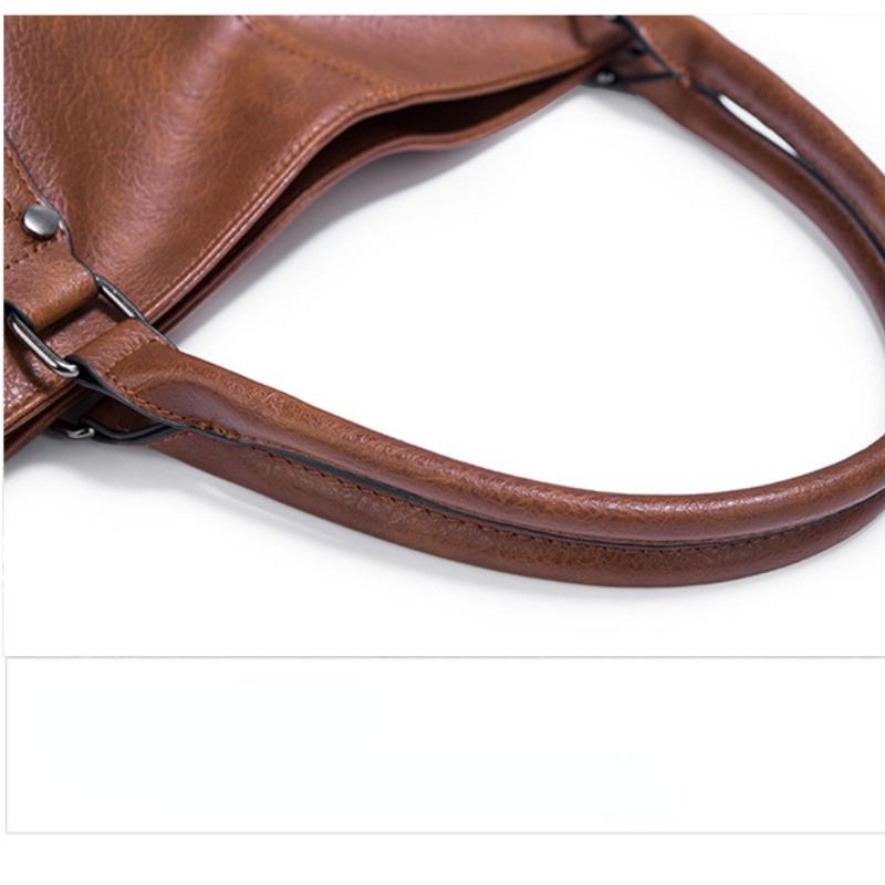 New Women's Bags Large Bags Portable Tote Bags Soft Leather Large-capacity One-shoulder Messenger Ladies Bags