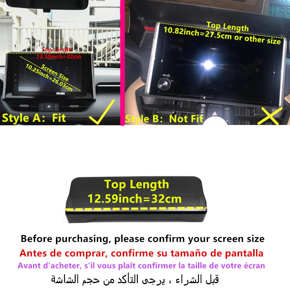 GPS Navigation Sun Shade Visor Covers For Toyota Rav4     Car Interior Accessories Navigator Screen Protector