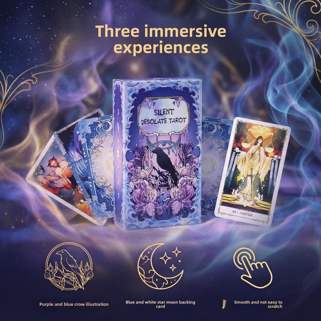 Tarot Weset Silent Wasteland Kartendeck Für Anfänger Und Kreatives Lernen