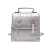 Schoolbag fashion trend texture casual backpack autumn and winter new bag 1011 niche design women's simple backpack