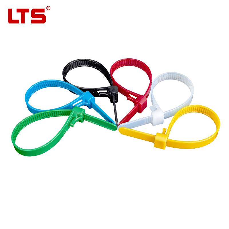 Nylon Flame Retardant Releasable Cable Ties 8*250mm, Reusable, Factory Direct Supply, Preferential Price