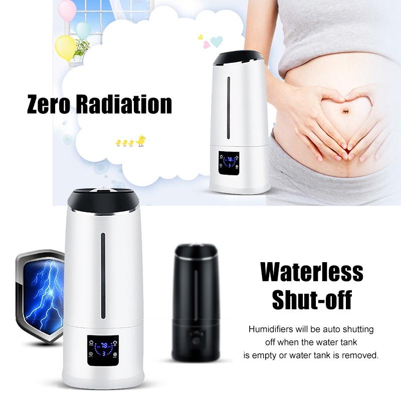 6500ML Remote Control LCD Screen Diffuser Mist Maker Cool Mist Purifier 210x180x460mm Ultrasonic Humidifier Household Air Humidifier