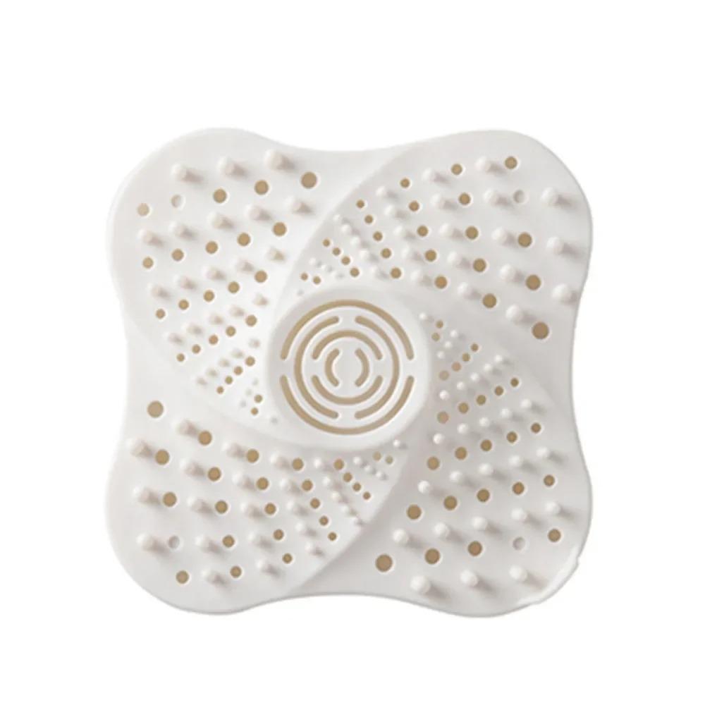 

Крышка для слива душа с защитой от засоров и присоской, многоразовый силиконовый ловушка для волос для ванной комнаты, сито для раковины, решетка для фильтра для слива в полу 10pcs