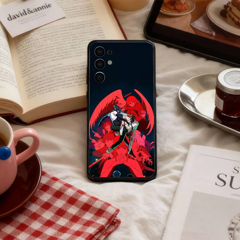 Chainsaw Man R-Reze Arc   Phone Case For Samsung S 25,24,23,22,30,21,10,9,Ultra,Plus,Lite,FE,4,5 G Soft Black Case