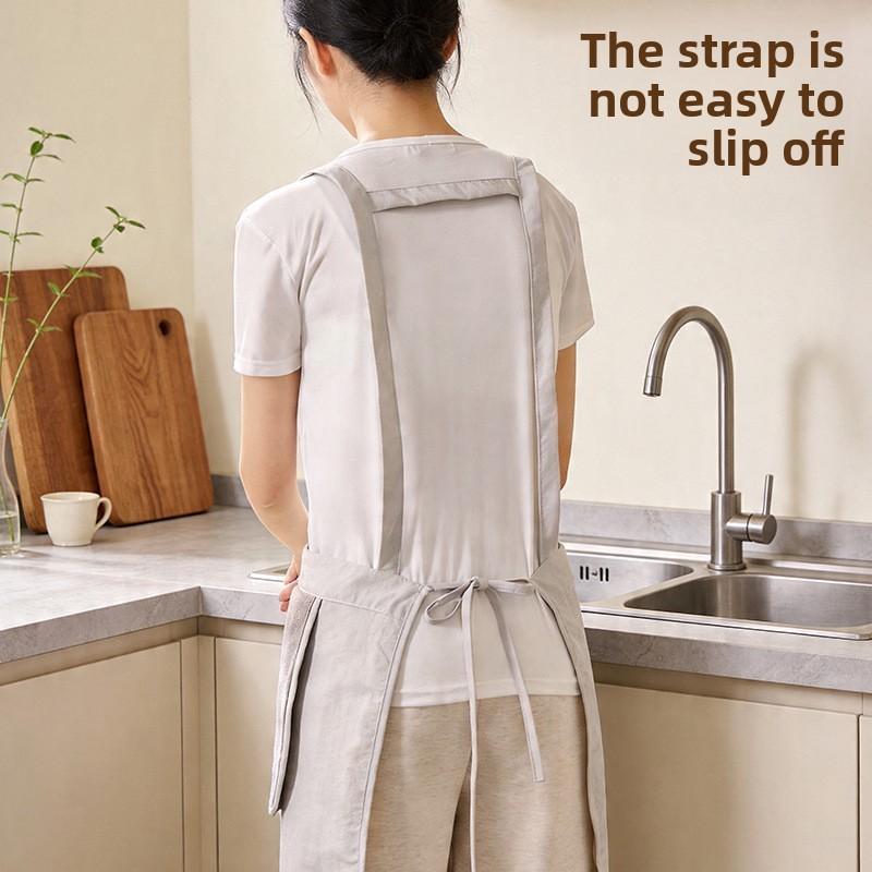 Modern Minimalist Waterproof Breathable Apron For Home Cooking And Food Stain Protection