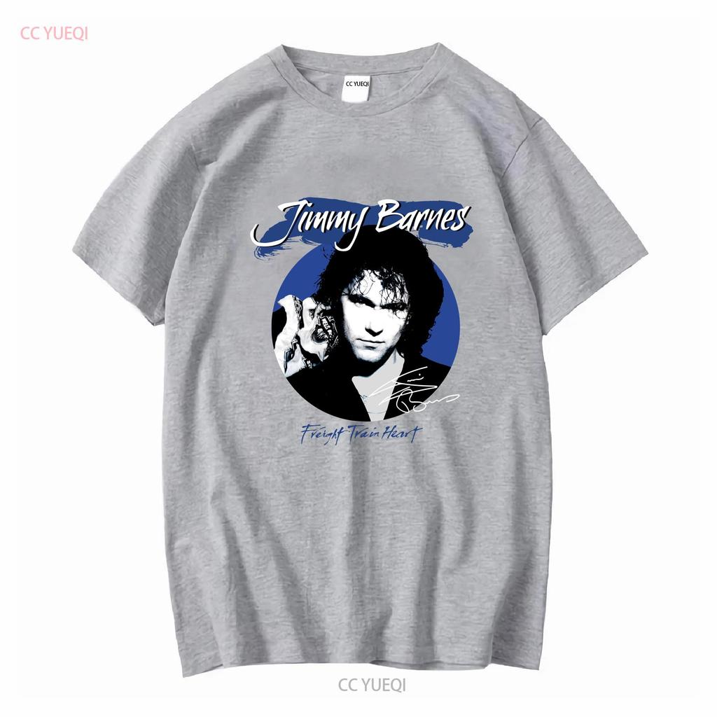 Freight Train Heart Retro Jimmy Barnes T Shirt Classic Black S 5XL H966 Vintage Washed Casual Versatile Top For Everyday Wear