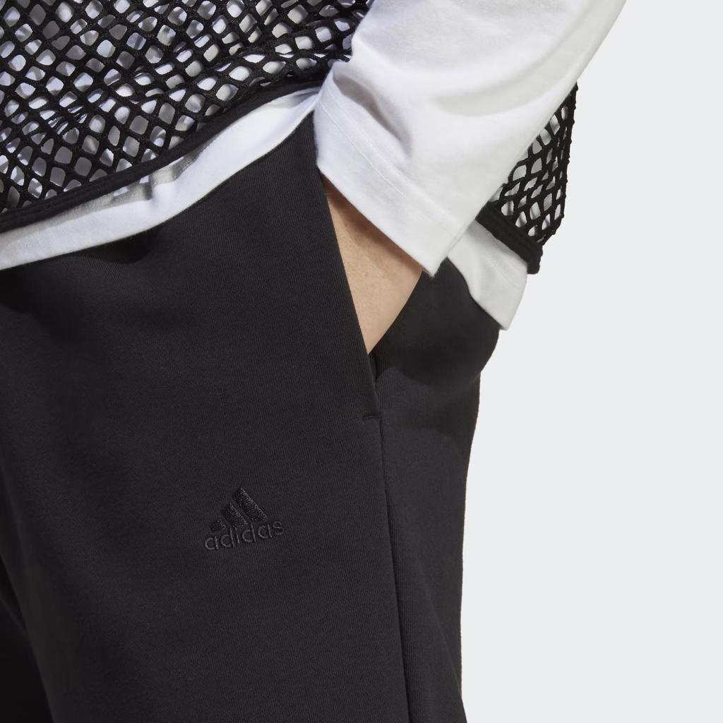 Adidas Originals All SZN French Terry Regular Fit Tapered Leg Casual Comfort Sweatpants Men Black IC9770