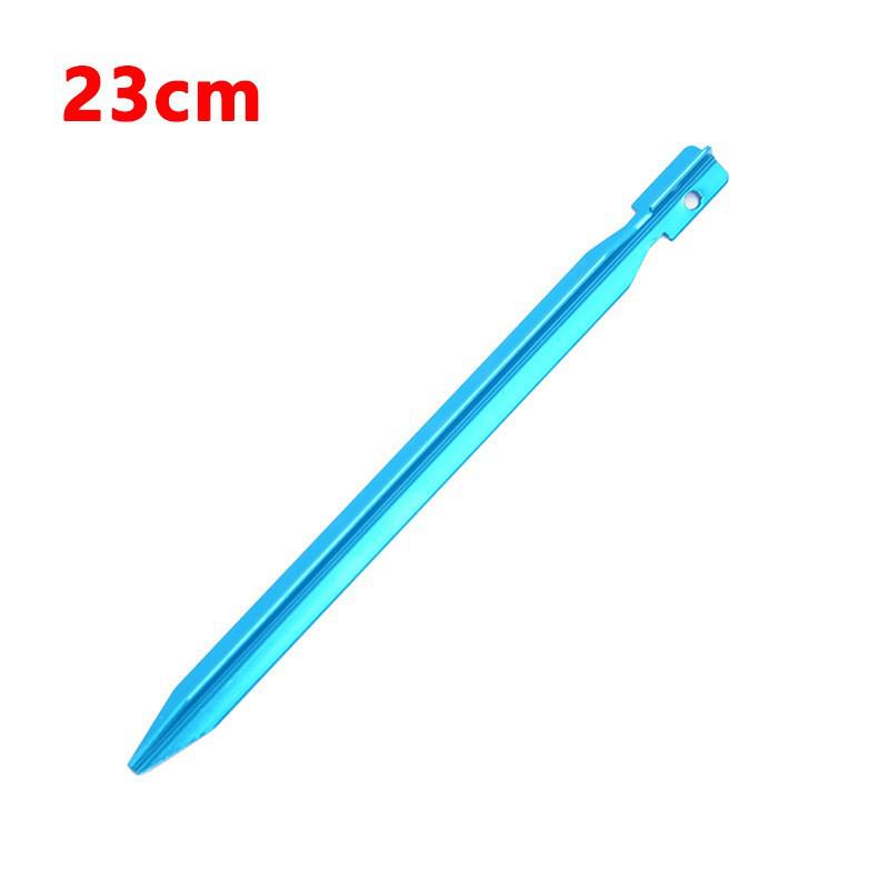 Ultra-Light Aluminum V-Shaped Ground Stakes - 23cm Reinforced Tent Accessories