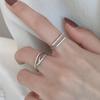 Women's Trendy Geometric Diamond Open Ring - Simple, Cool, and Unique Design