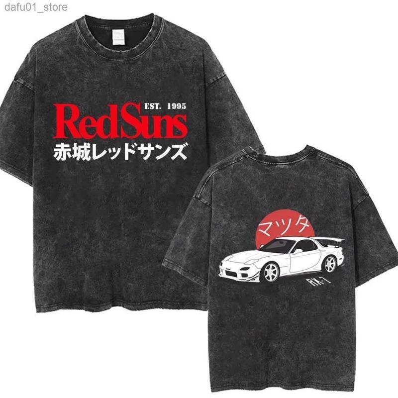 Naruto Sage of Six Paths T Shirt Magatama Vintage Acid Wash Streetwear Oversized Retro Anime Graphic Cotton Women Tees Clothing